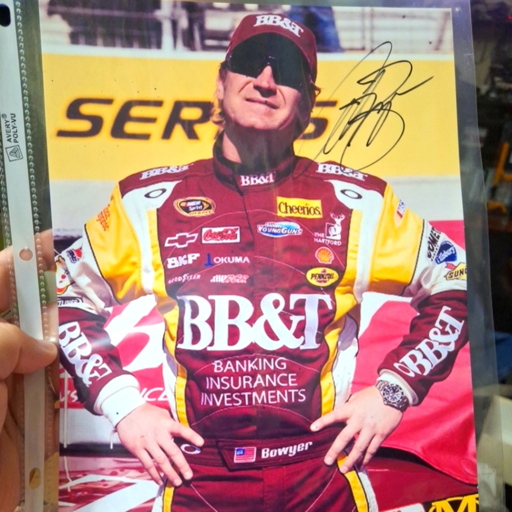 NASCAR Clint Bowyer Hand Signed Photo